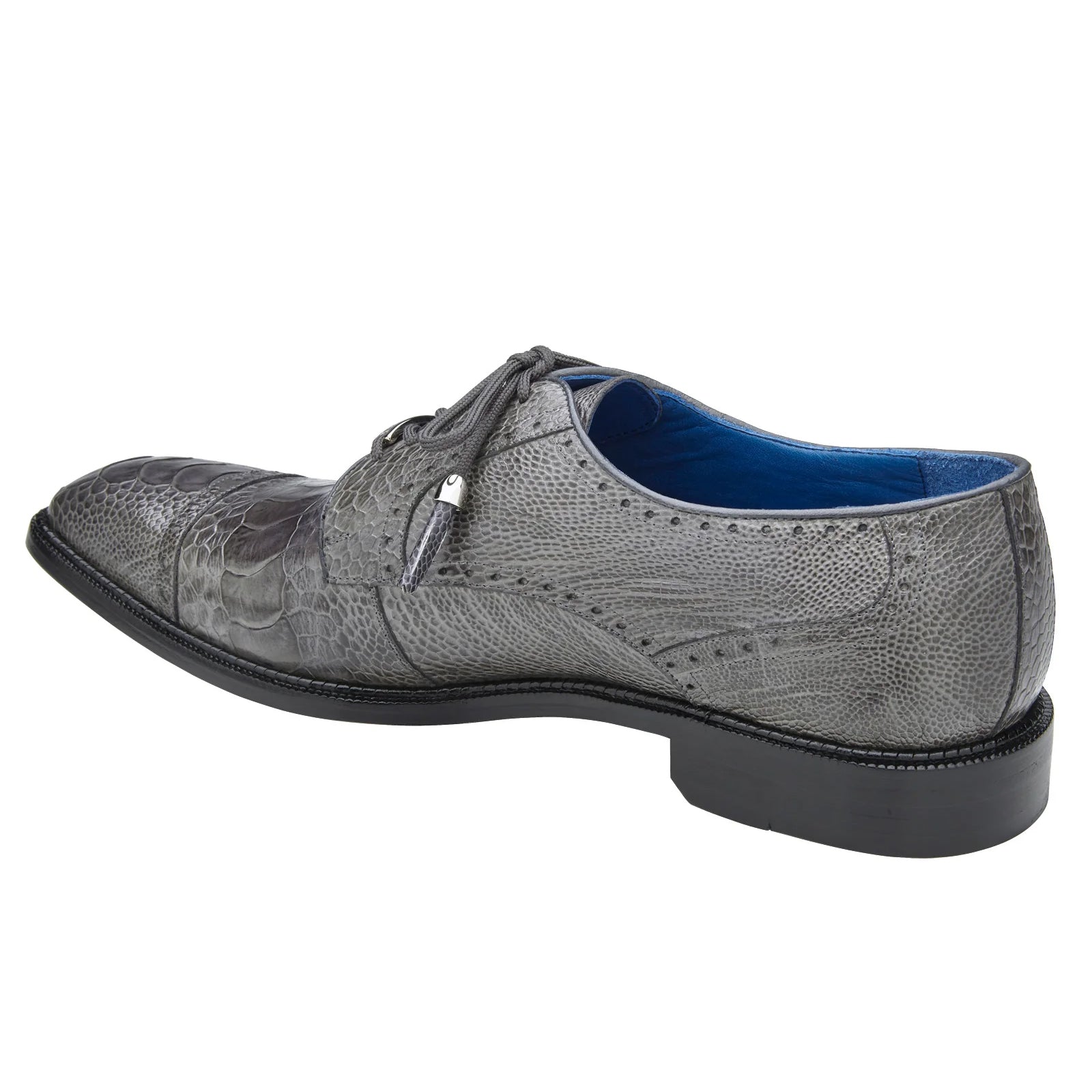 Belvedere Batta Cap Toe Ostrich Dress Shoe