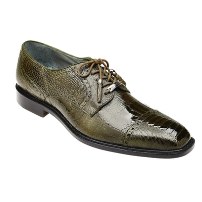 Belvedere Batta Ostrich Cap Toe Dress Shoe