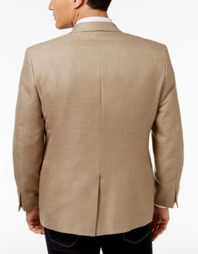 Men’s Tan Sport Jacket - Lightweight Summer Blazer