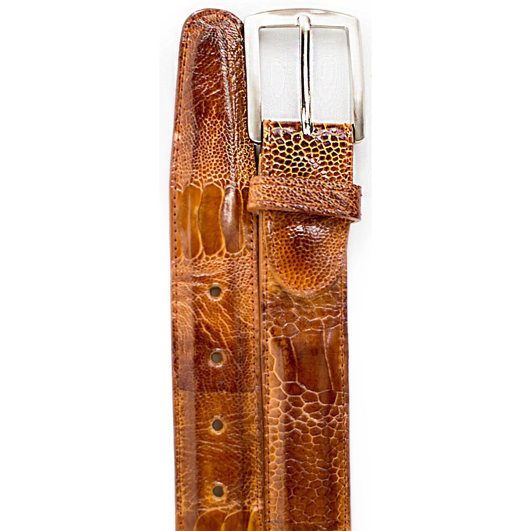 Belvedere Amber Ostrich Leg Dress Belt