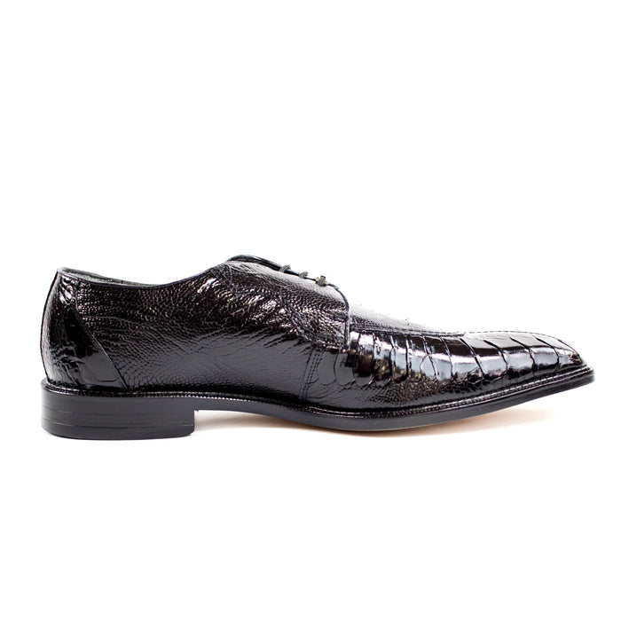 Belvedere Ostrich Leg Belt- Navy
