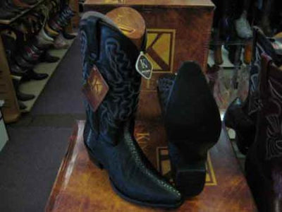 King Exotic Boots Black Western Cowboy Dress Cowboy Botas de mantarraya - Mantarraya boots Cheap Priced For Sale Online Snip Toe Genuine Stingray mantarraya skin Skin EE+