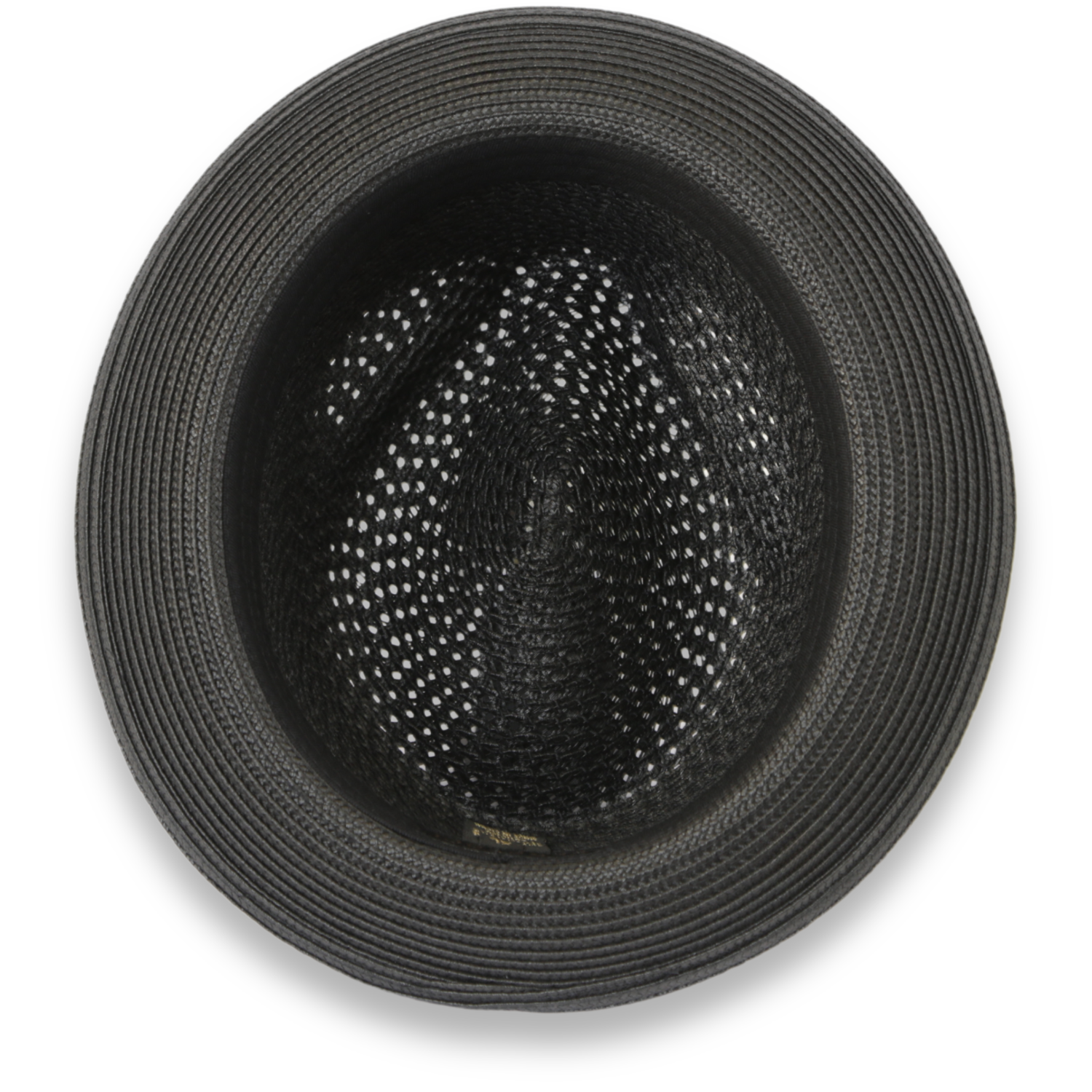 Castor Black Fedora – Men’s Crushable Straw Dress Hat