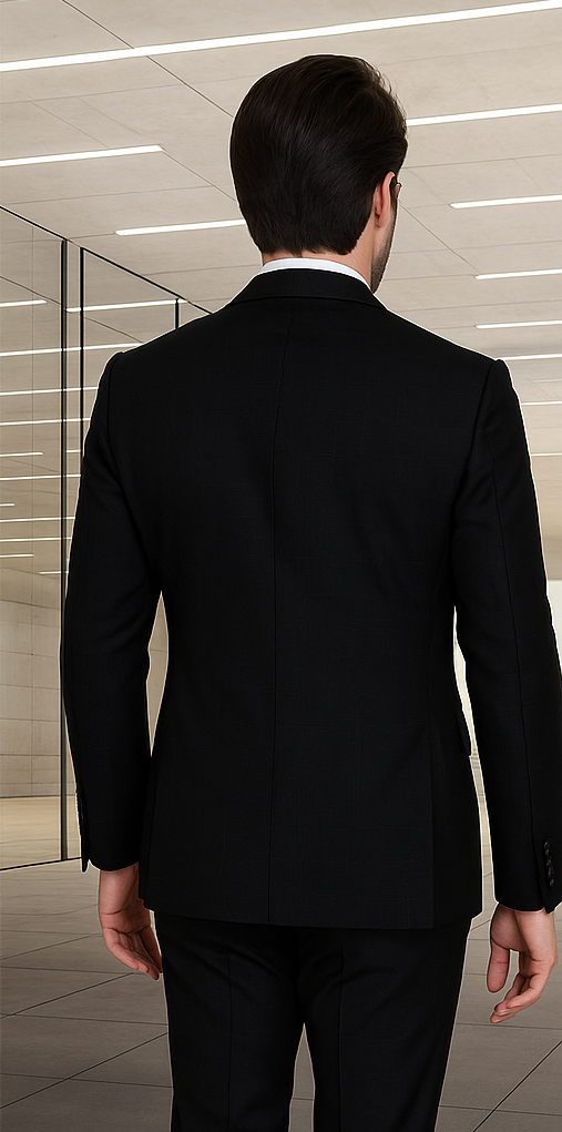 Italian Wool Double Breasted Business Suit