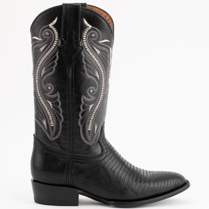 Ferrini Men's Taylor Lizard Cowboy Boot Black