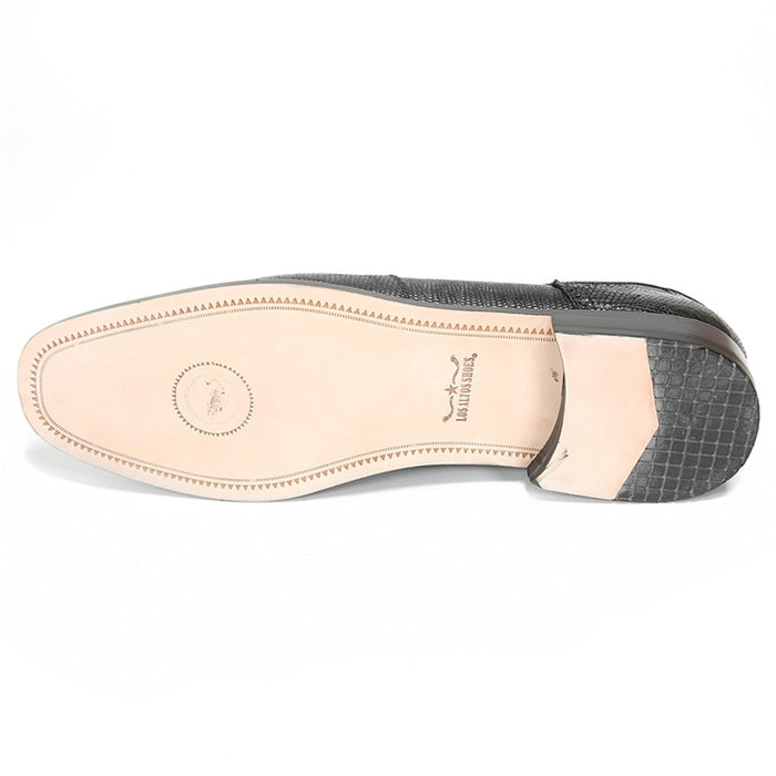 Los Altos Black Crocodile & Lizard Shoes