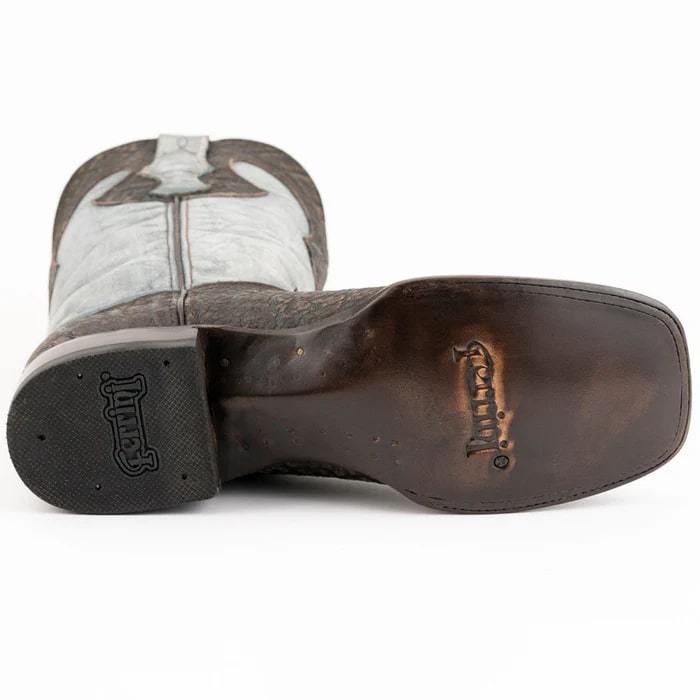 Ferrini Black Croc Print Dress Cowboy Boot