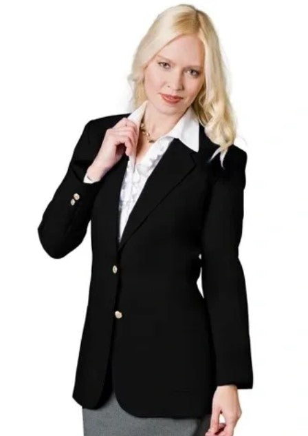 Ultralux Women's Black Blazer by Executive Apparel
