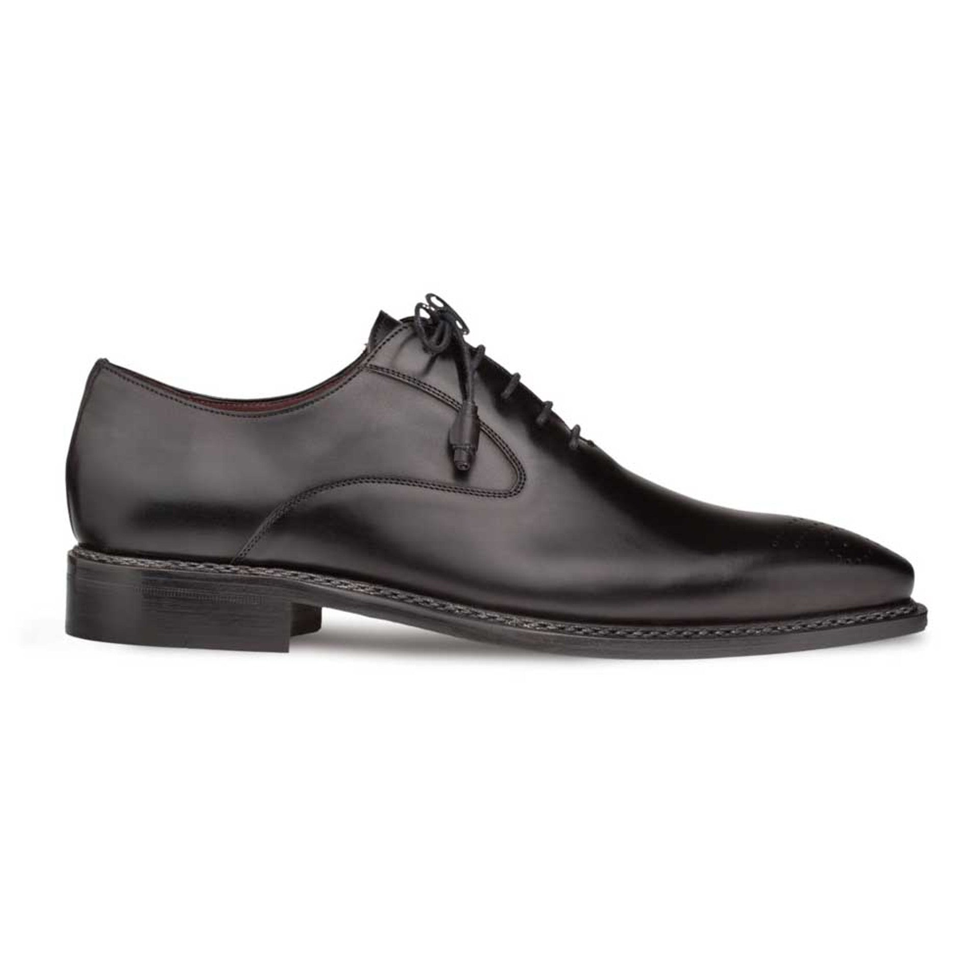 Mezlan Gavino Black Calfskin Oxford Shoes