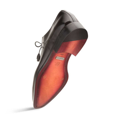 Mezlan Gavino Black Calfskin Oxford Shoes