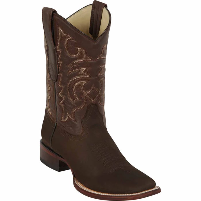 Los Altos Brown Square Toe Cowboy Boot