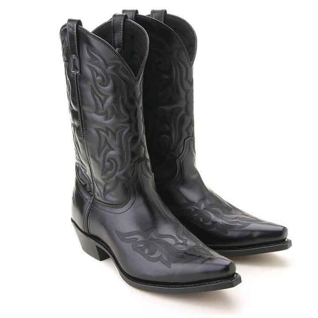 Laredo Hawke Western Dress Boots-Black