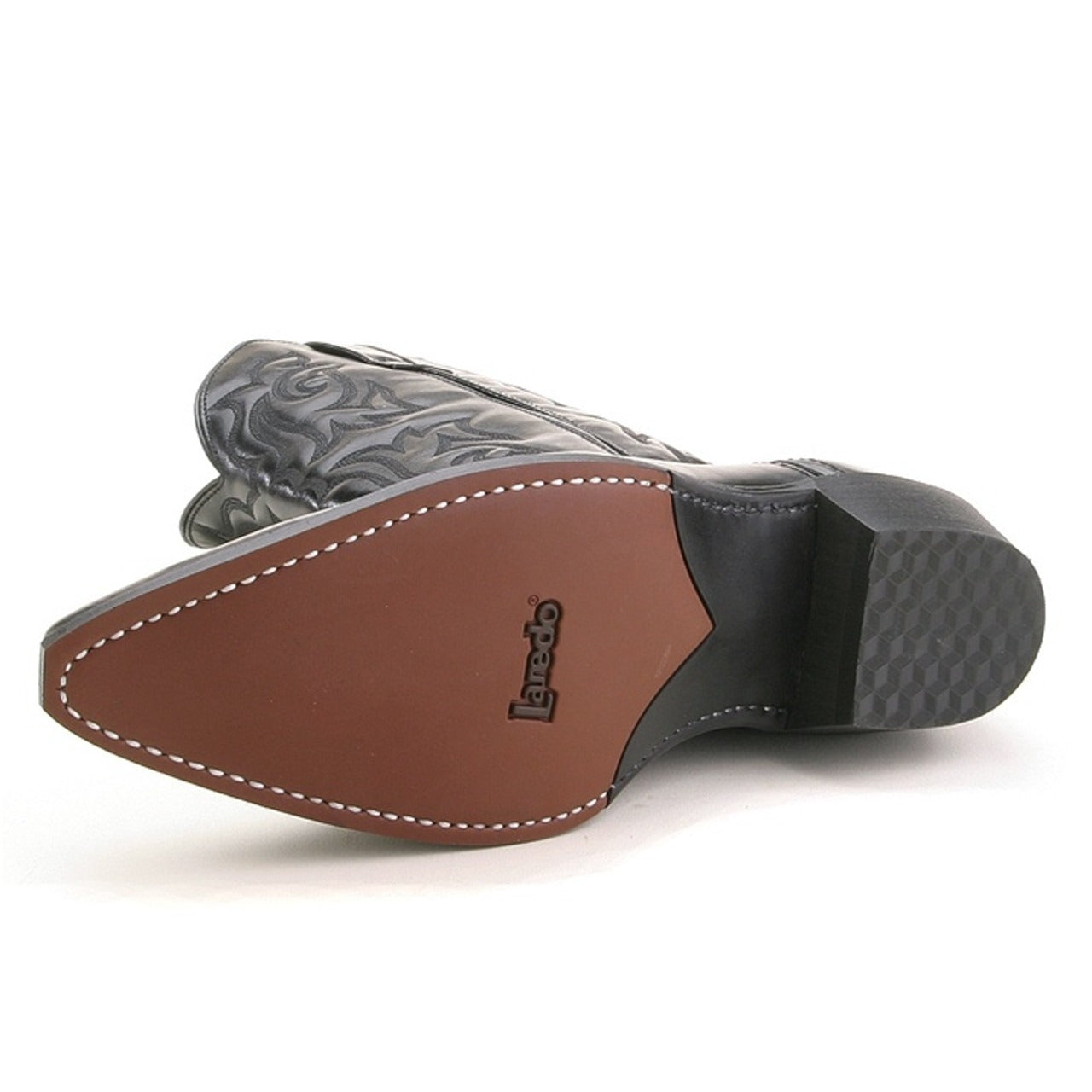 Laredo Hawke Western Dress Boots-Black