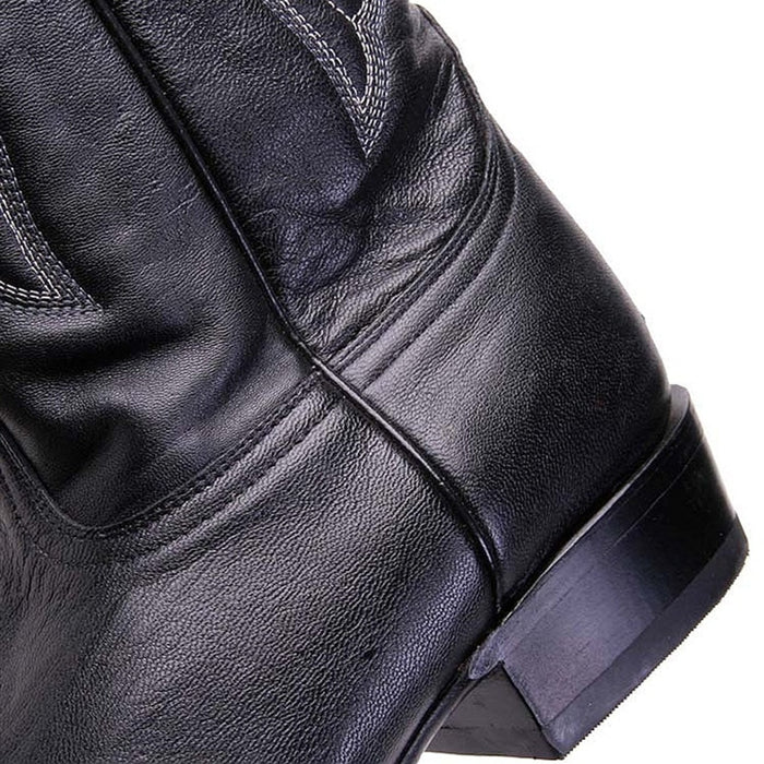 Los Altos Black Cherry Calf J-Toe Boots