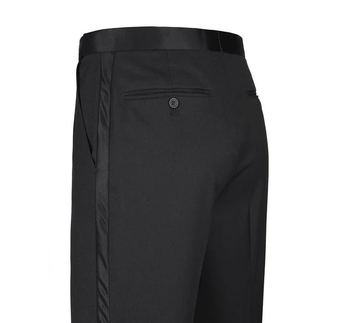 Classic Black Two Button Men's Tuxedo