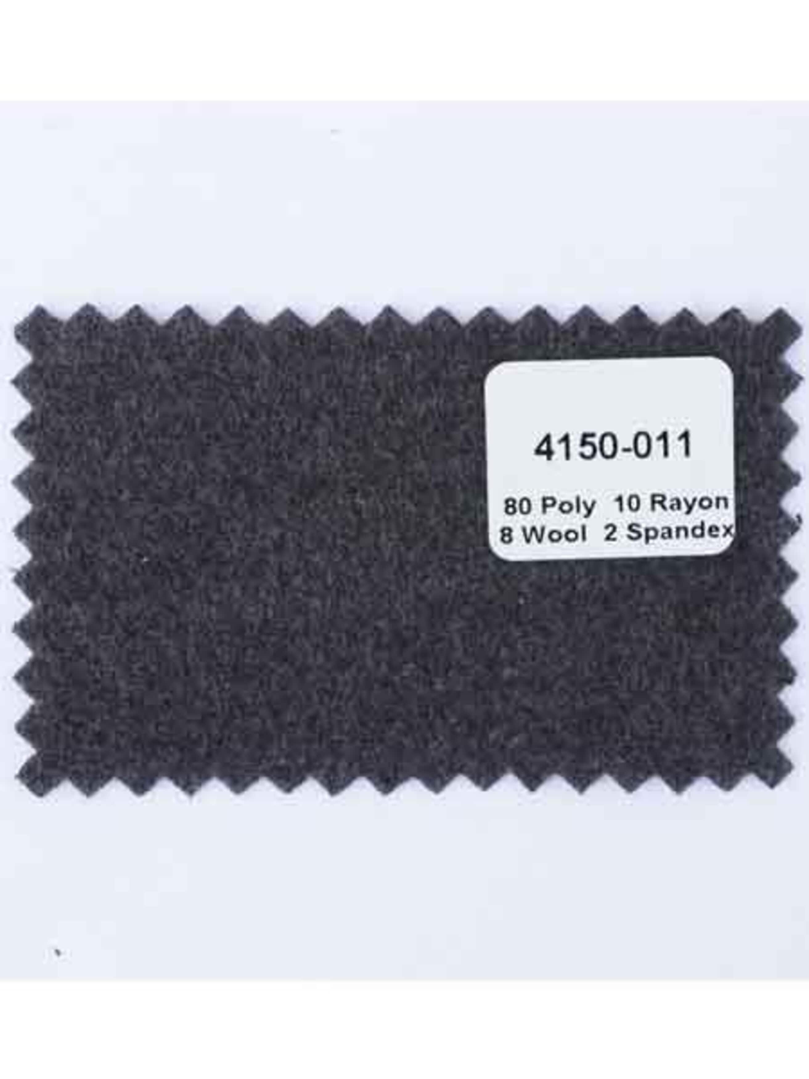 Men's Black Wool Overcoat with Fur Collar