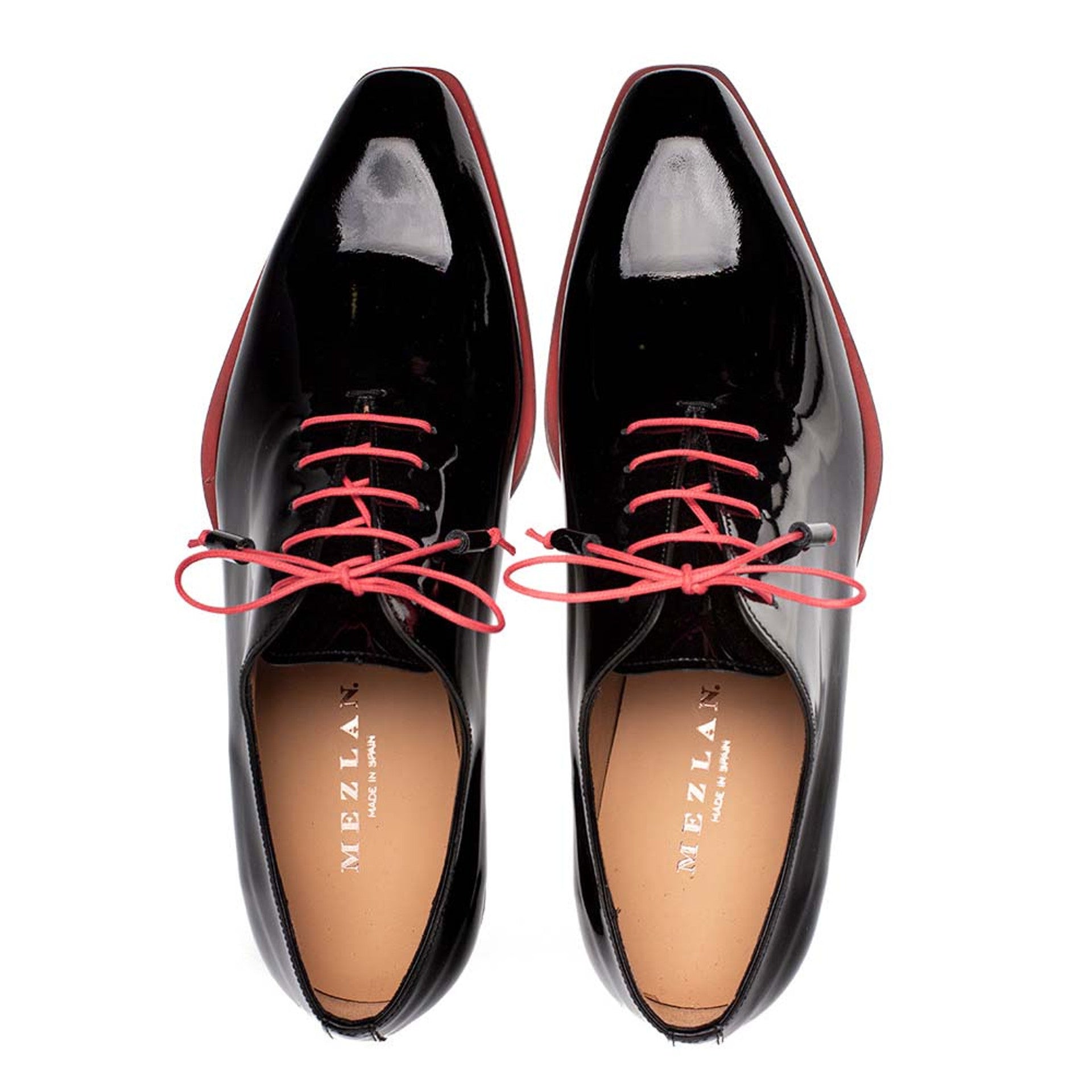Mezlan Dietro Asymmetrical Patent Oxfords