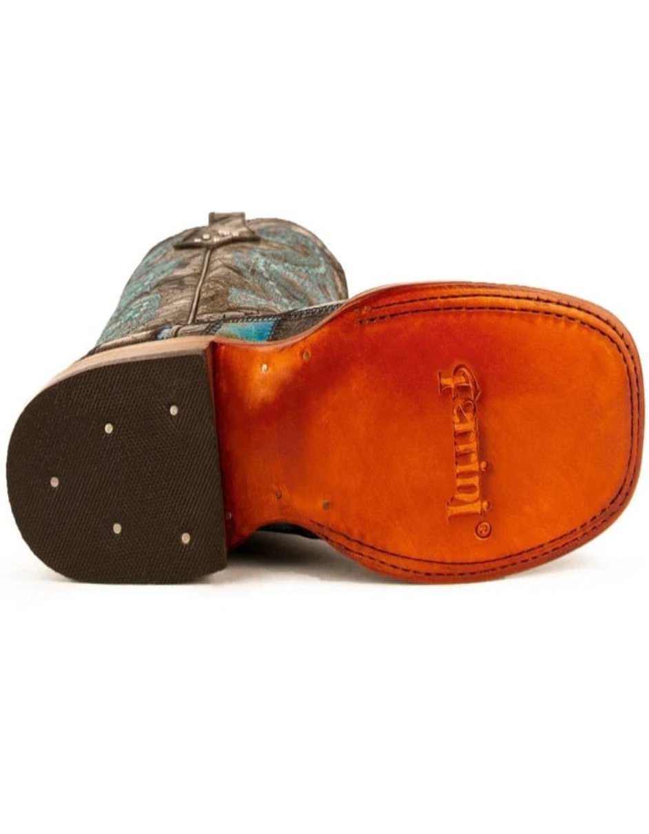 Ferrini Women's Patchwork Square Toe Boots