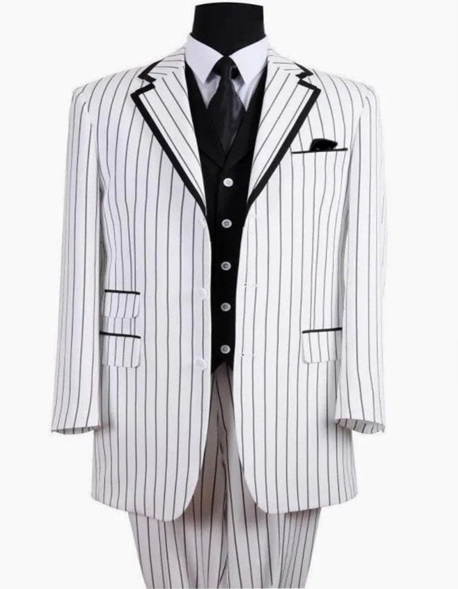 Barbershop Quartet 3 Button Vested Suit