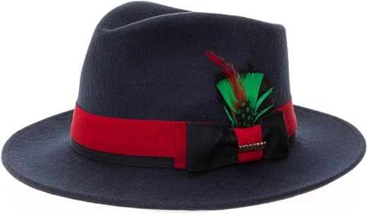 Grayson Two Tone Crushable Wool Fedora Hat