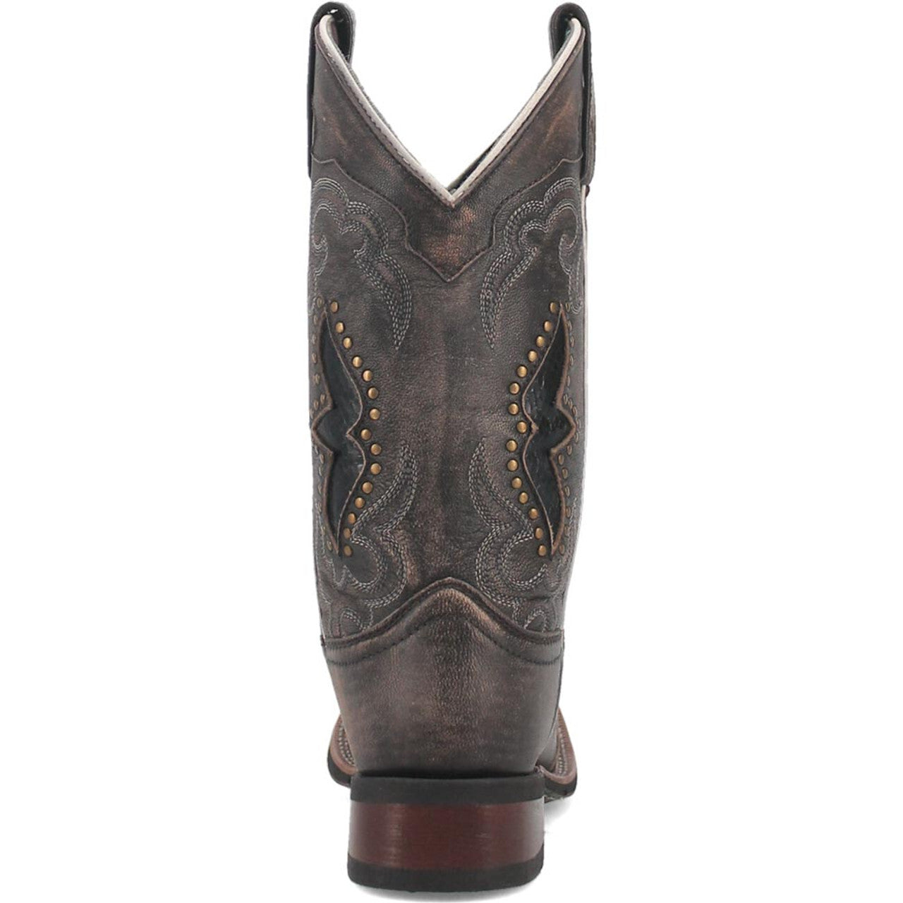 Laredo Spellbound Black Tan Broad Toe Boots