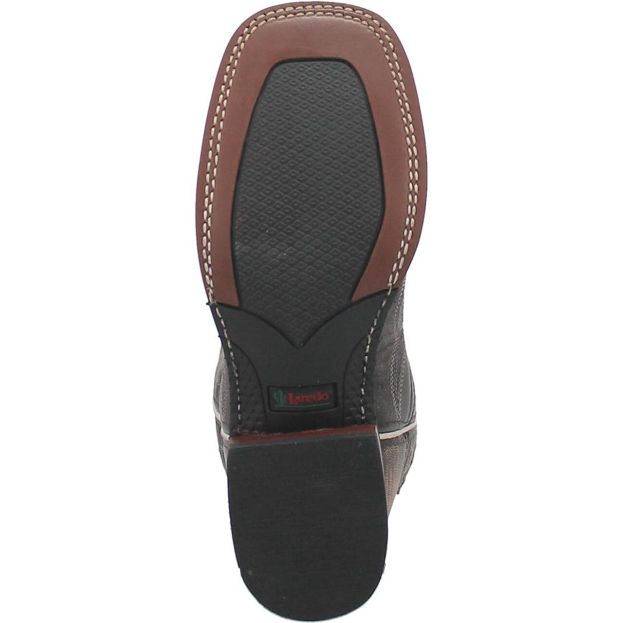 Laredo Spellbound Black Tan Broad Toe Boots