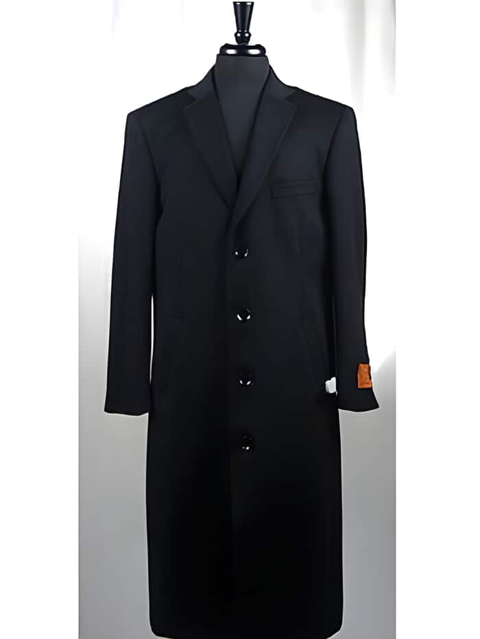4 Button Wool Blend Bravo Top Overcoat