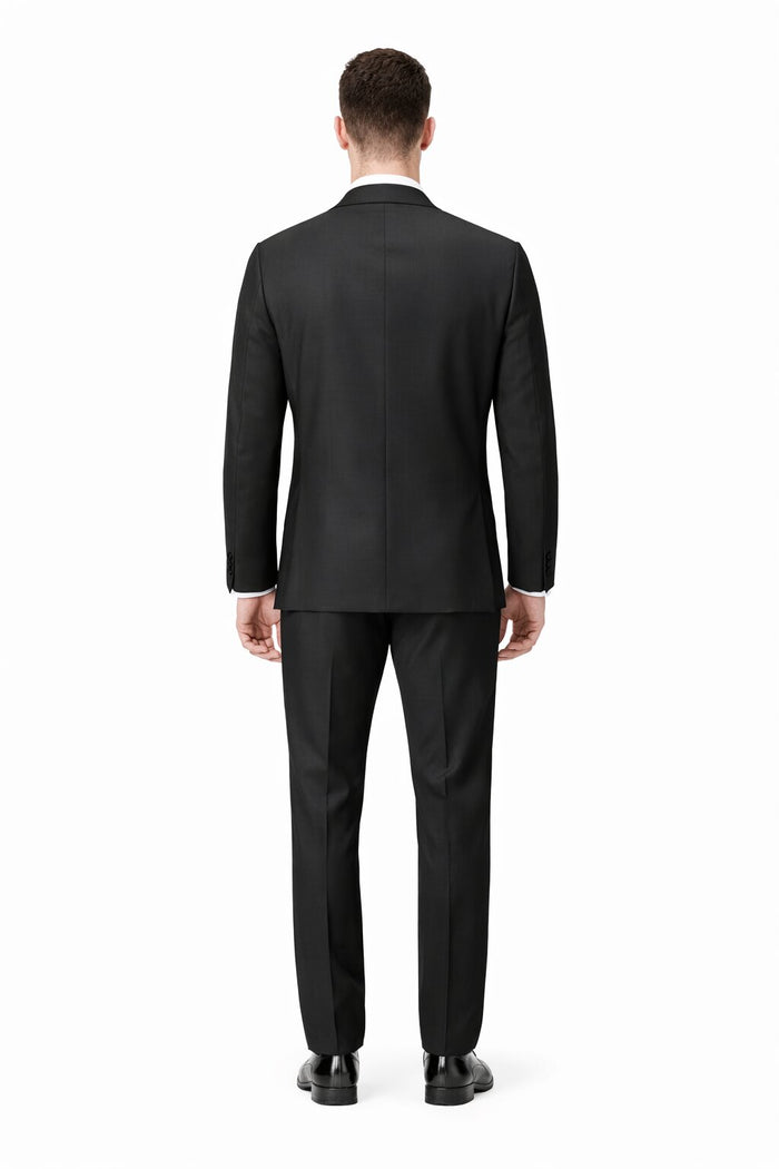 Black Tuxedo With Peaked Lapels