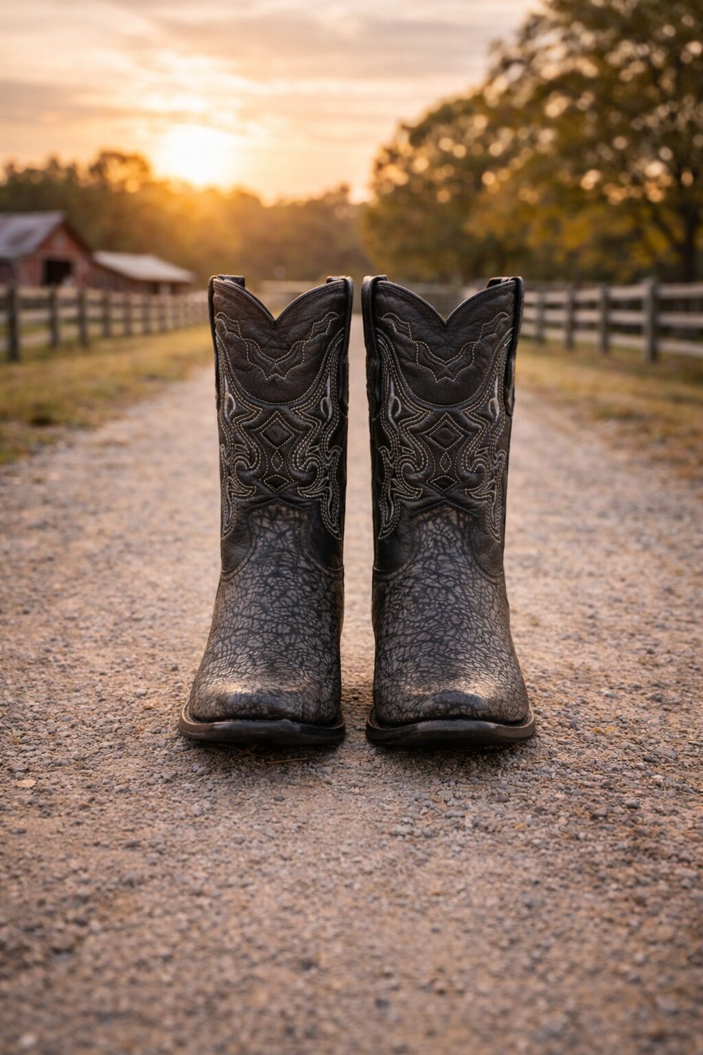 Black Shark Skin Boots Dubai by King Exotic Boots