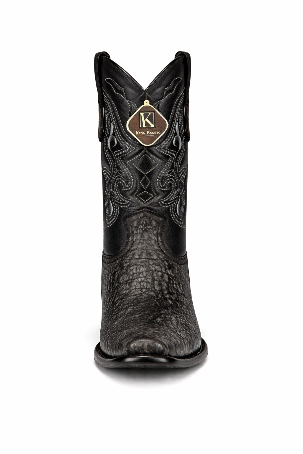 Black Shark Skin Boots Dubai by King Exotic Boots