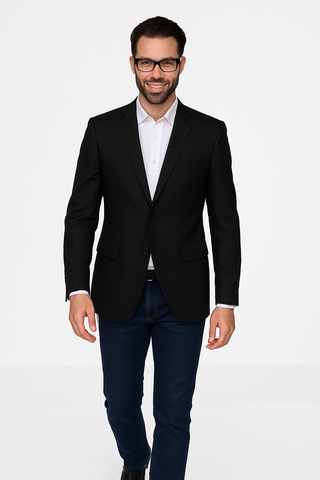 Men's Summer Linen Light Weight Blazer ~ Sport coat ~ Jacket Black