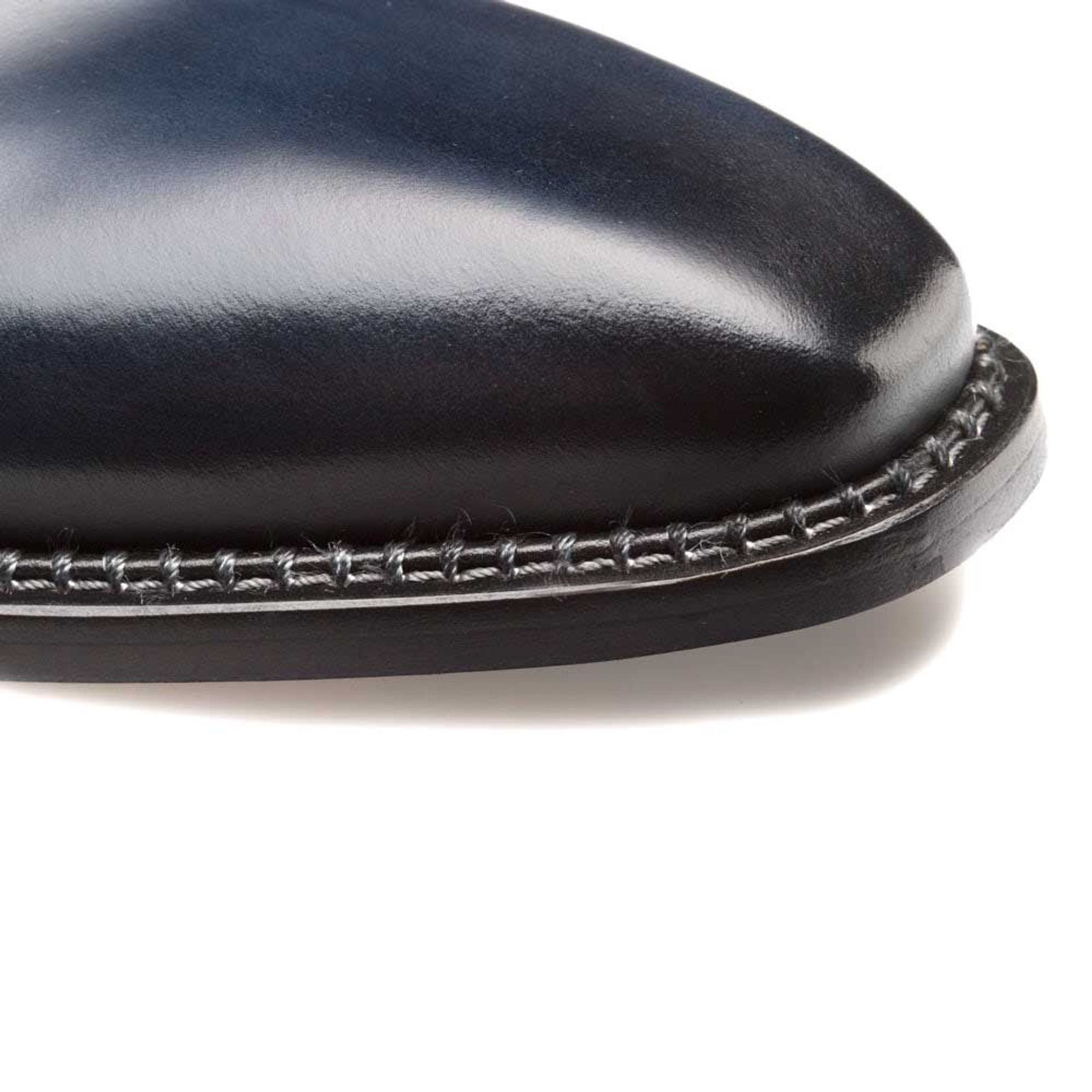 Enterprise Blue Calfskin MenŸ??s Plain Toe Shoe By Mezlan Made In Spain Brand