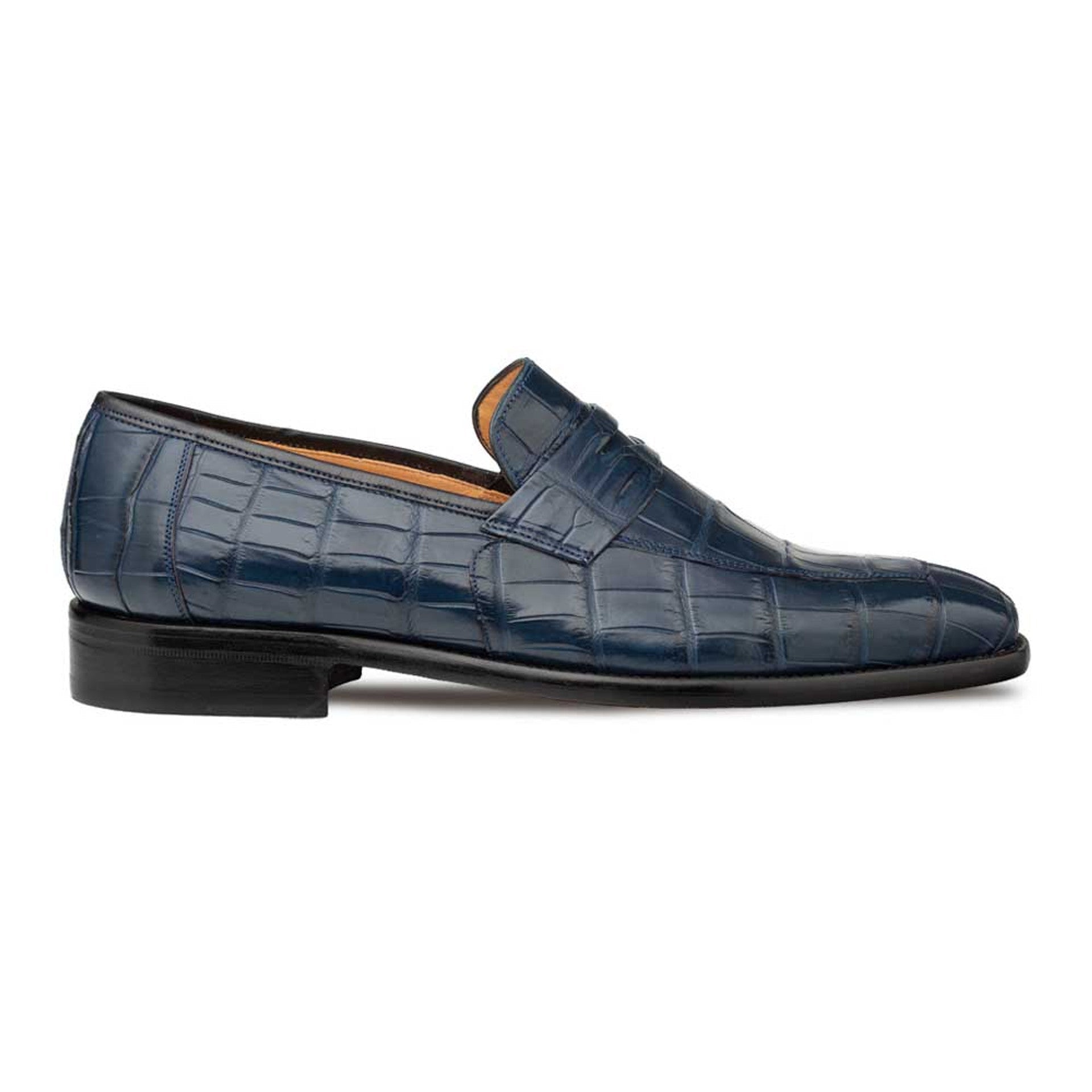 Piccolo Alligator Penny Loafer by Mezlan