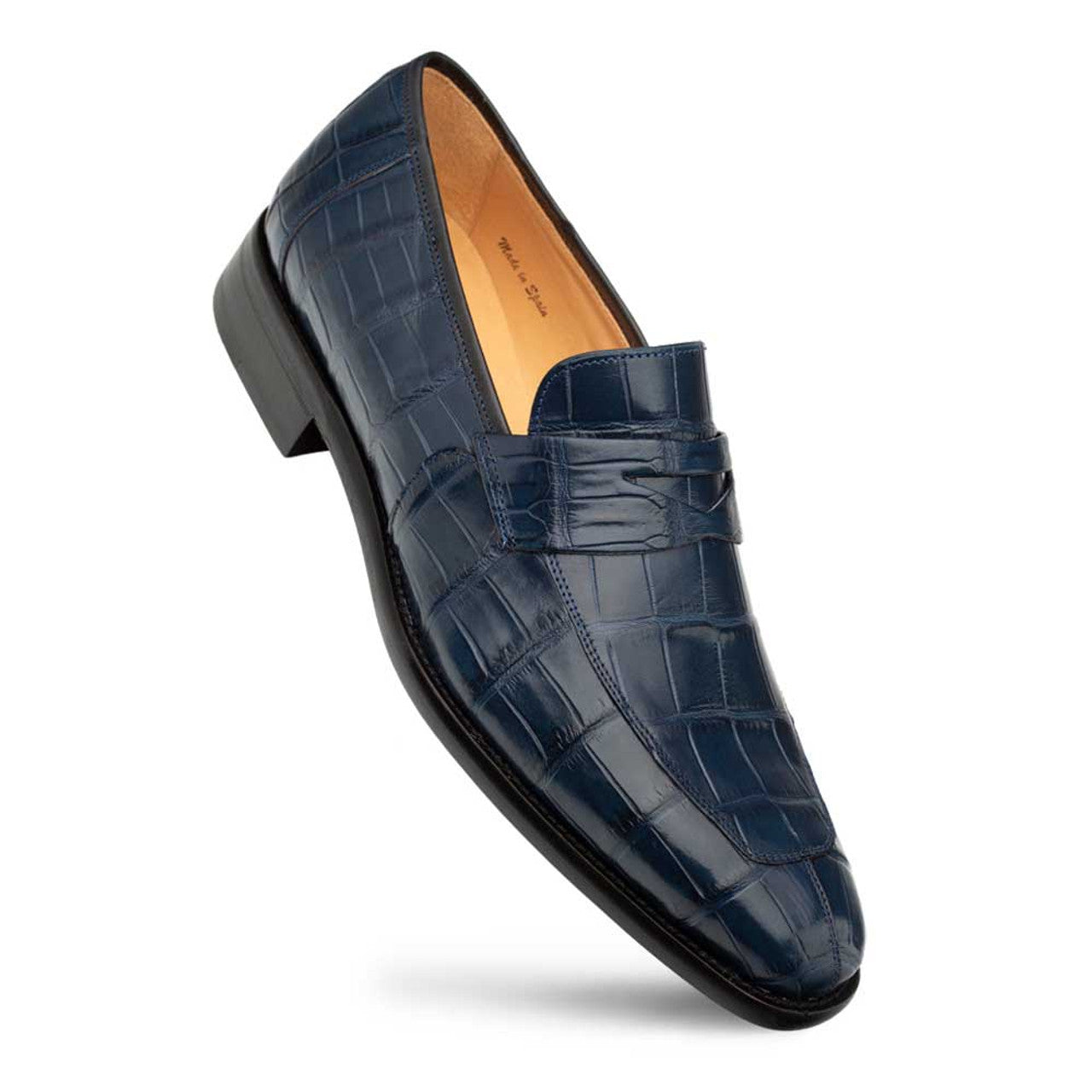 Piccolo Alligator Penny Loafer by Mezlan