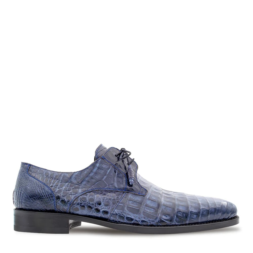 Mezlan Men's Crocodile Lace Up Anderson Shoes