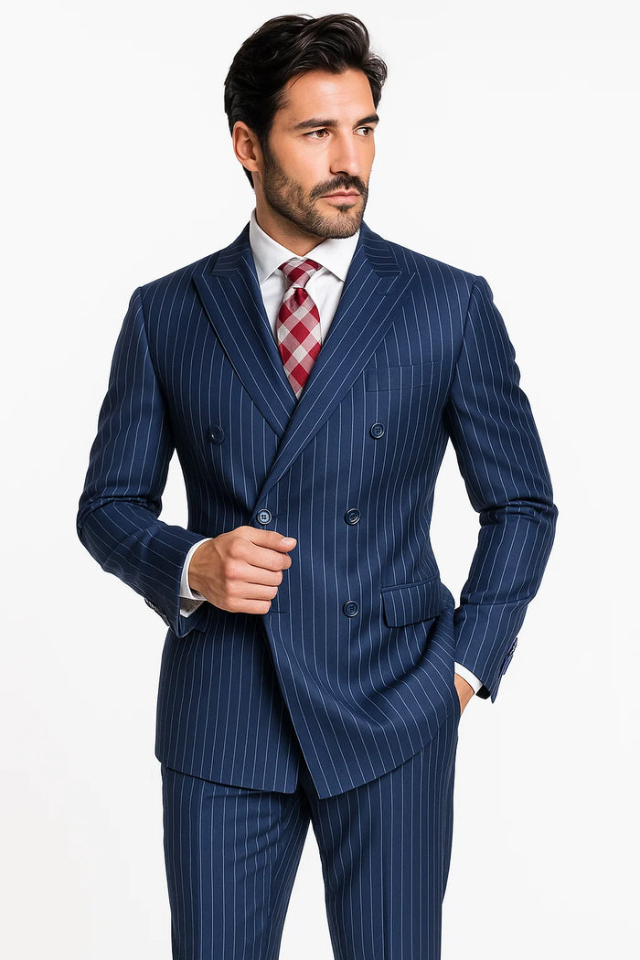 Blue Suit For Big Men 