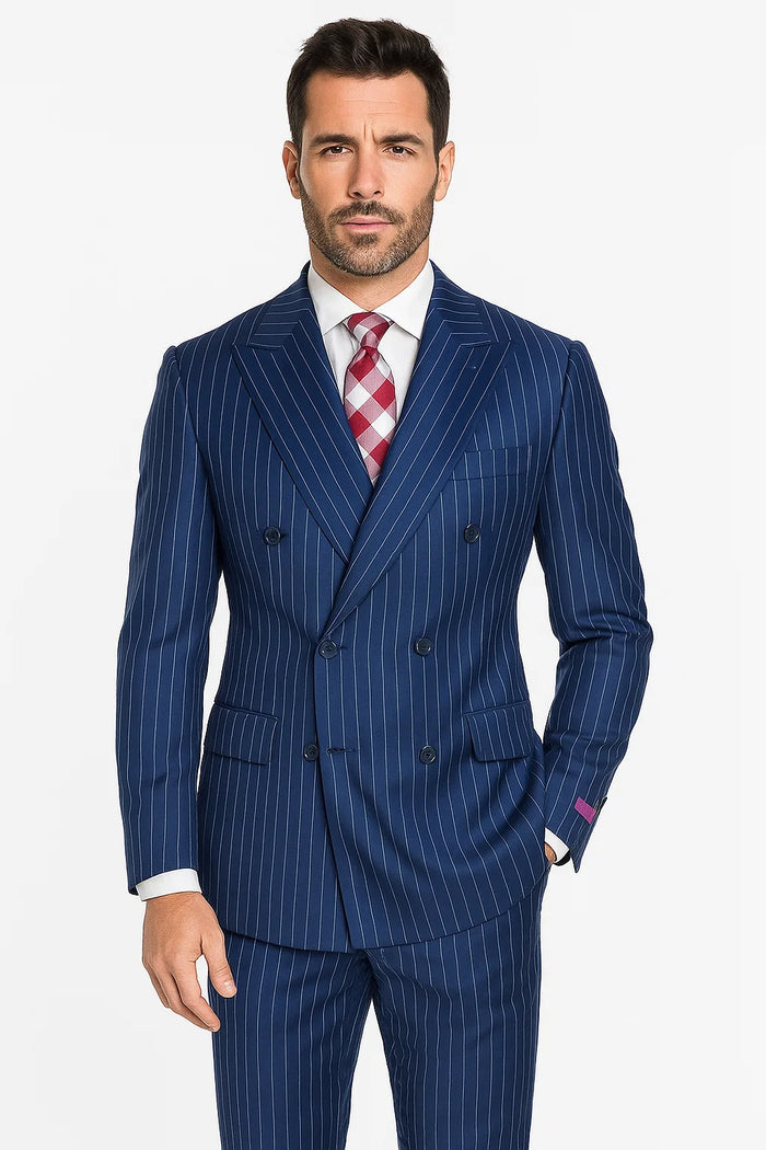 Blue Suit For Big Men 