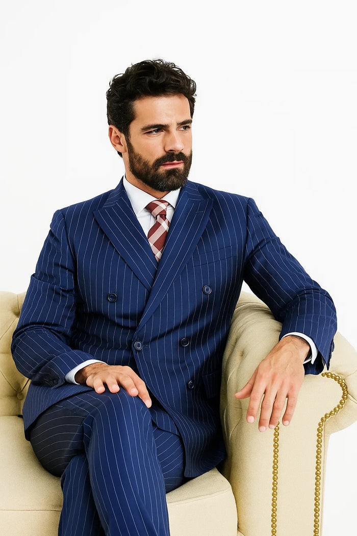 Blue Suit For Big Men 