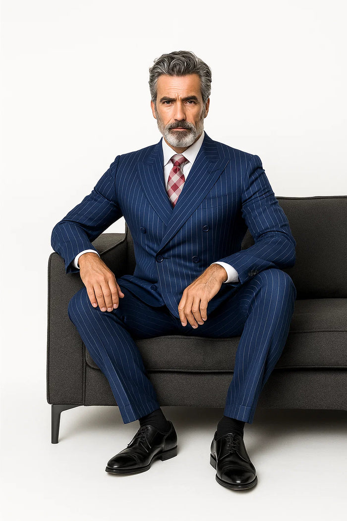 Blue Suit For Big Men 