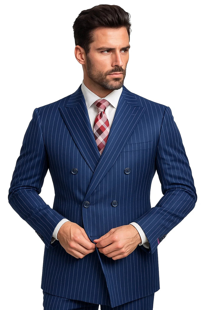 Blue Suit For Big Men 