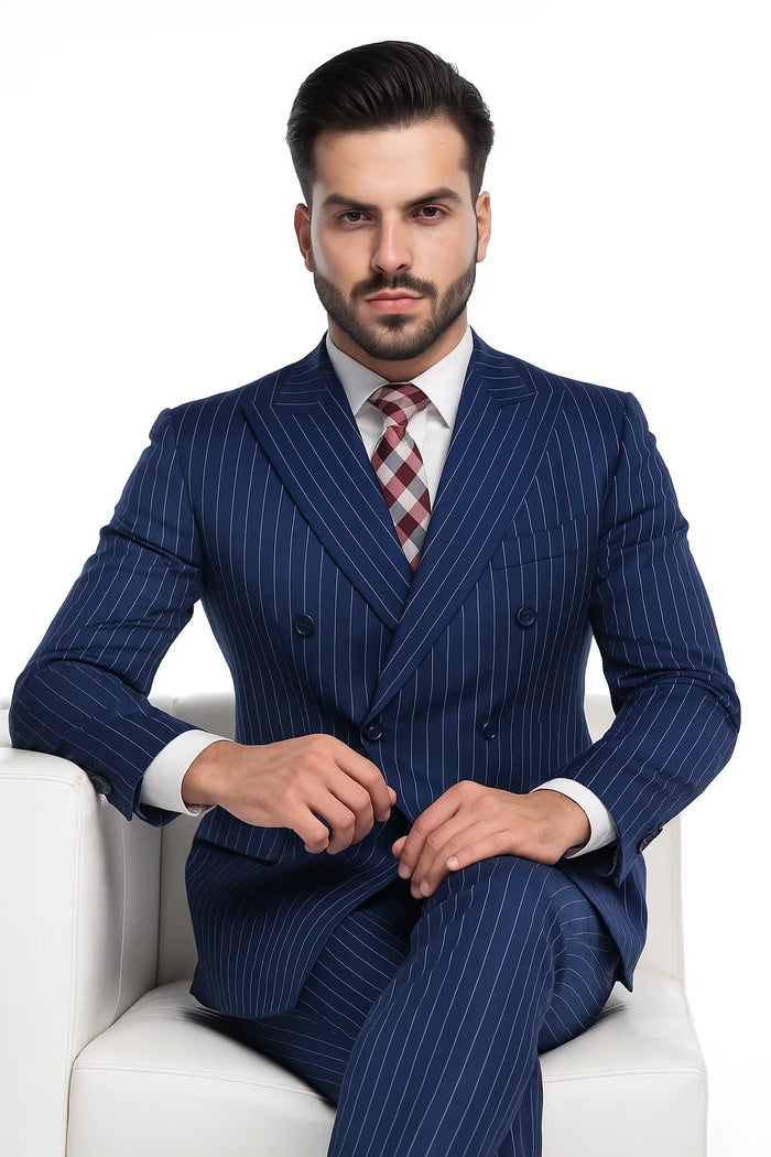 Blue Suit For Big Men 