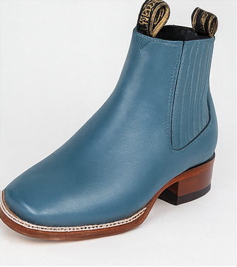 Botines Charros Punta Cuadrada Los Altos Boots LAB-82B8314