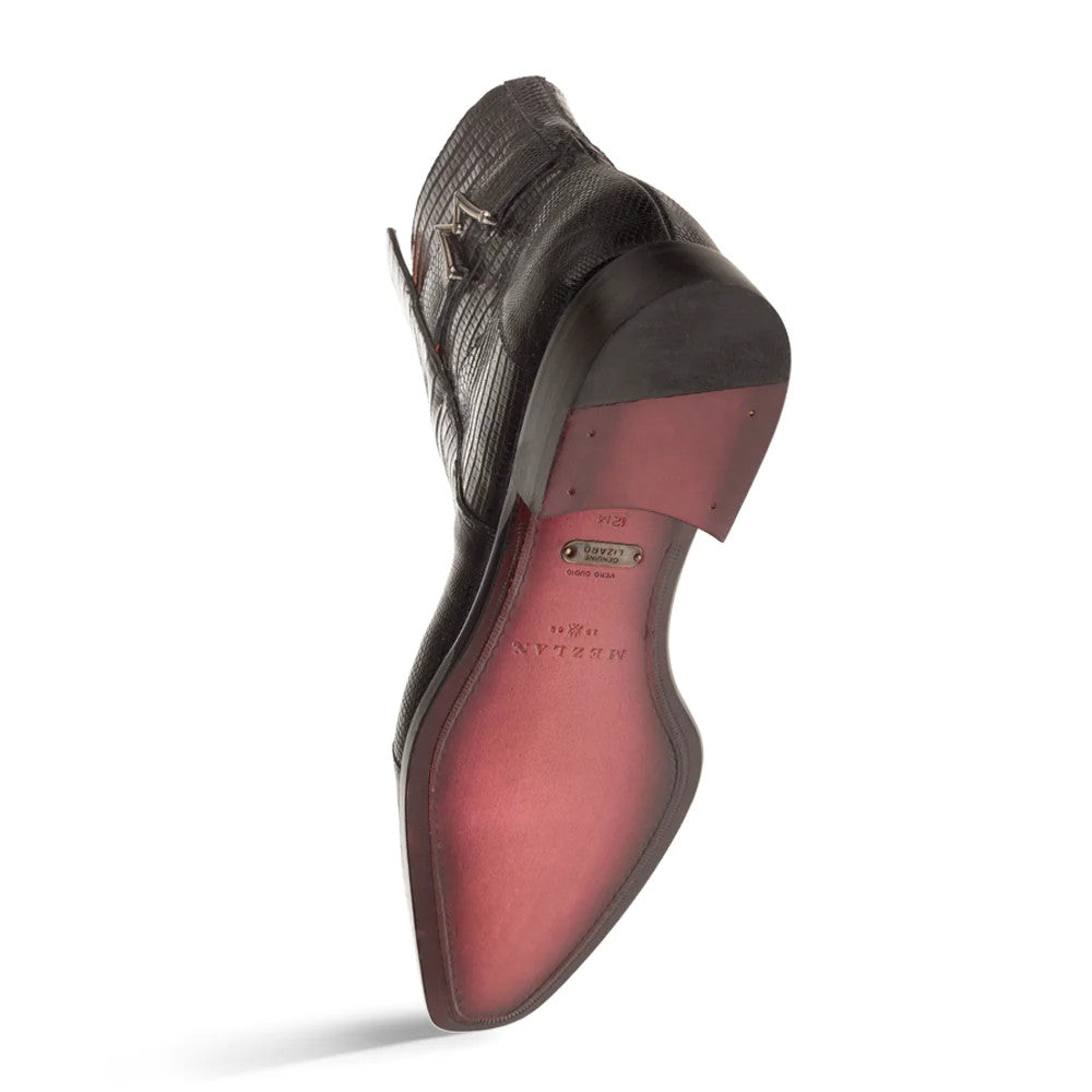 Peninsula Lizard Emblem Boot Black By Mezlan Made In Spain Brand