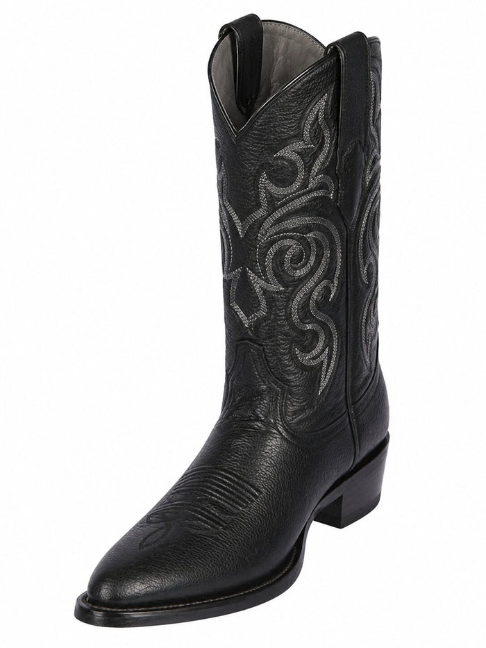 Botas de Cuero con Acabado Grizzly LAB-6527