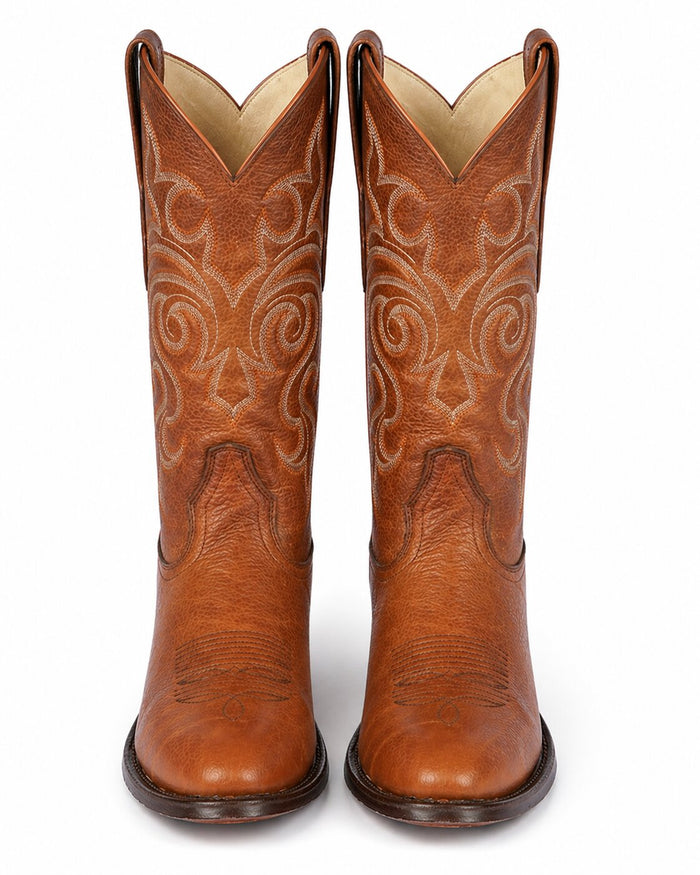 Botas de Cuero con Acabado Grizzly LAB-6527