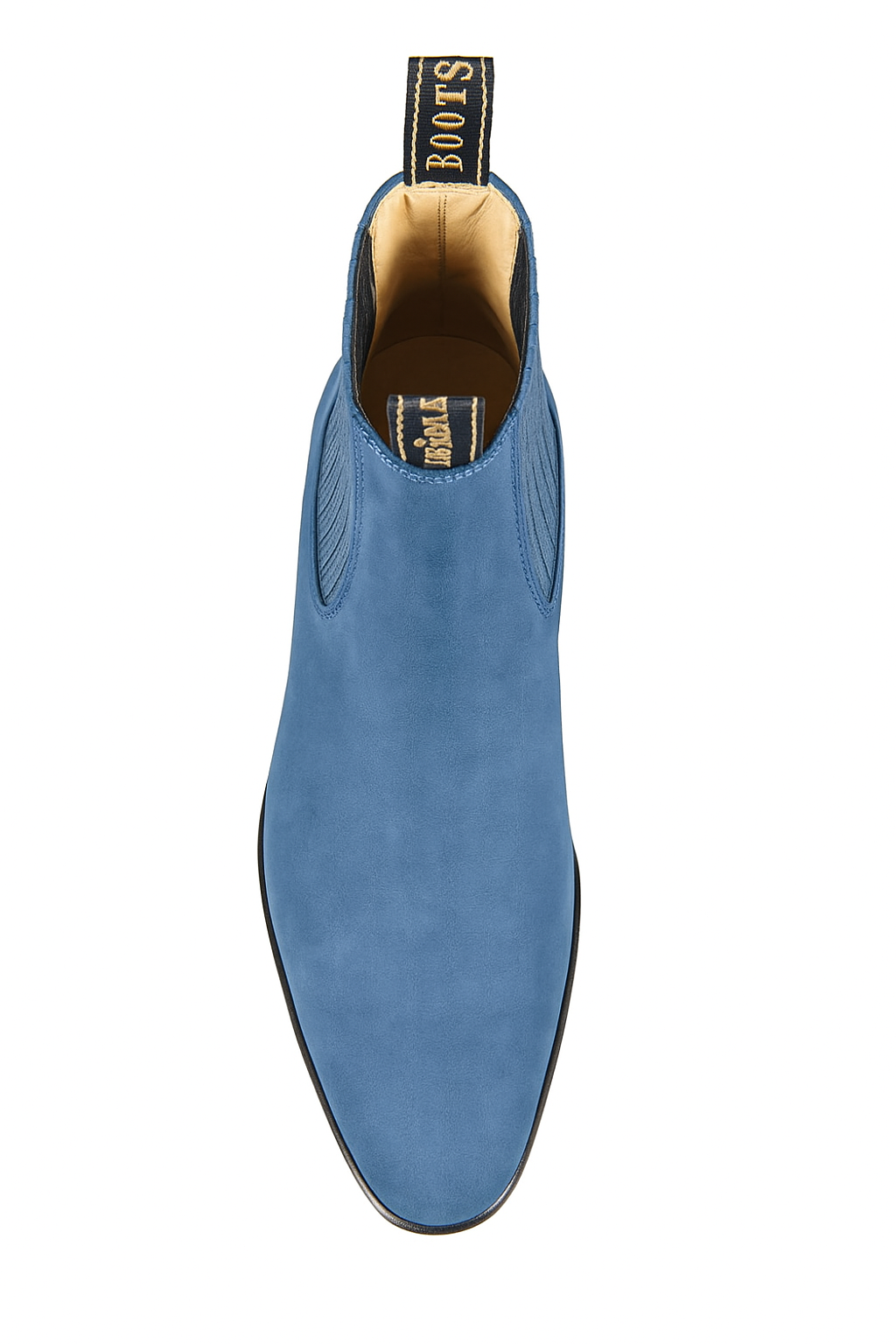 Botin Piel Nobuck LAB-616314 Blue Chelsea Boot