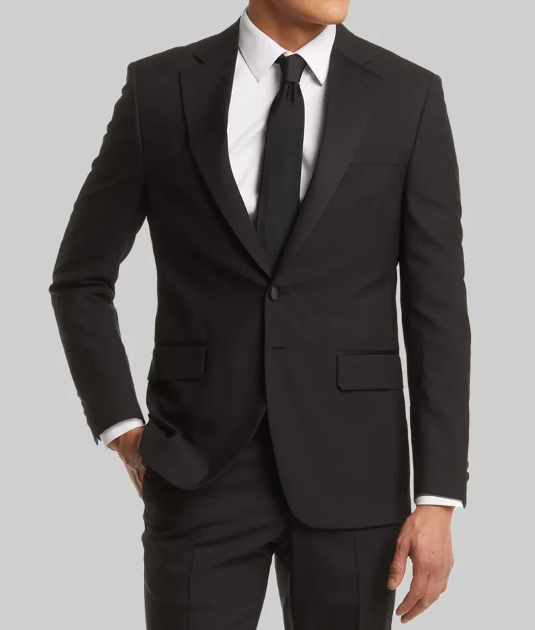 Brandon Mens Black Blazer - Clearance Item