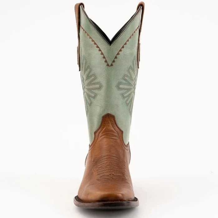 Ferrini Santa Fe Leather Cowboy Boot Brandy