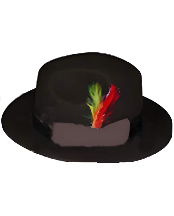 Untouchable Coco Chocolate brown Dress Fedora Hat For Men