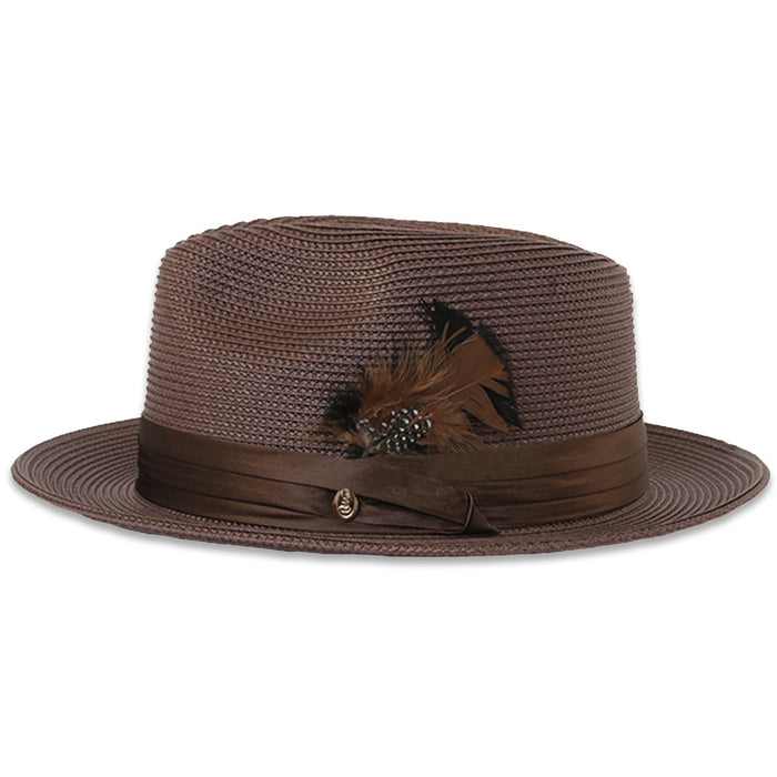 Tapa Crushable Straw Fedora by Ferrecci USA